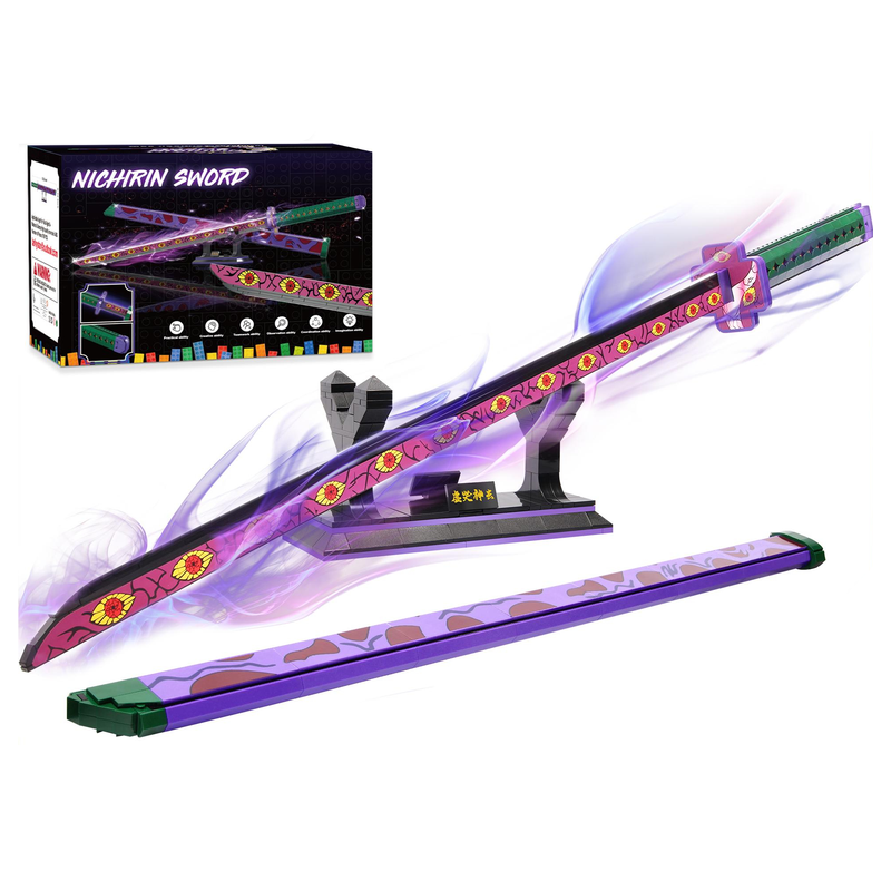 Demon Building Block Set Series with Stand,Handmade Cosplay Anime Toy,Collecting Building and Gifting Model for Anime fans,Home Decoration,Bookshelf Display Cabinet,For aged 12 and above,Stress relief toy