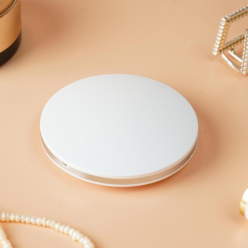 Portable Foldable Makeup Mirror, Glam Travel Makeup Mirror with LED Light, Compact Mirror for Women, Pocket Size Makeup Tools, Travel Hand Mirror