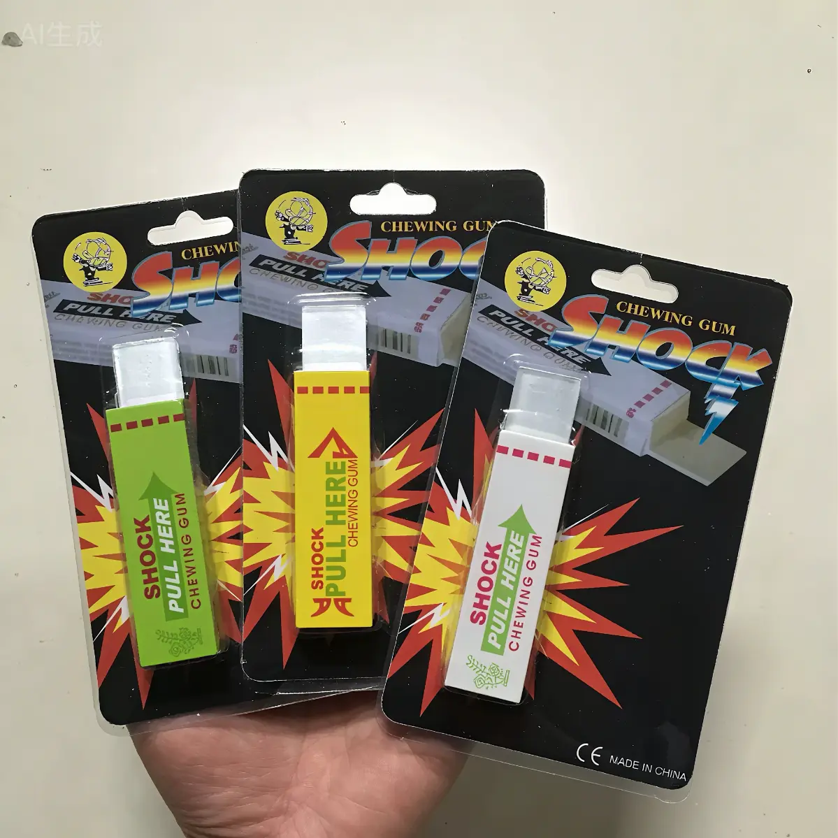 Funny Prank Kit 7PCS – Gag Gum Set with Trick Lighter, Surprise Pen & Novelty Props – Party Gift Set