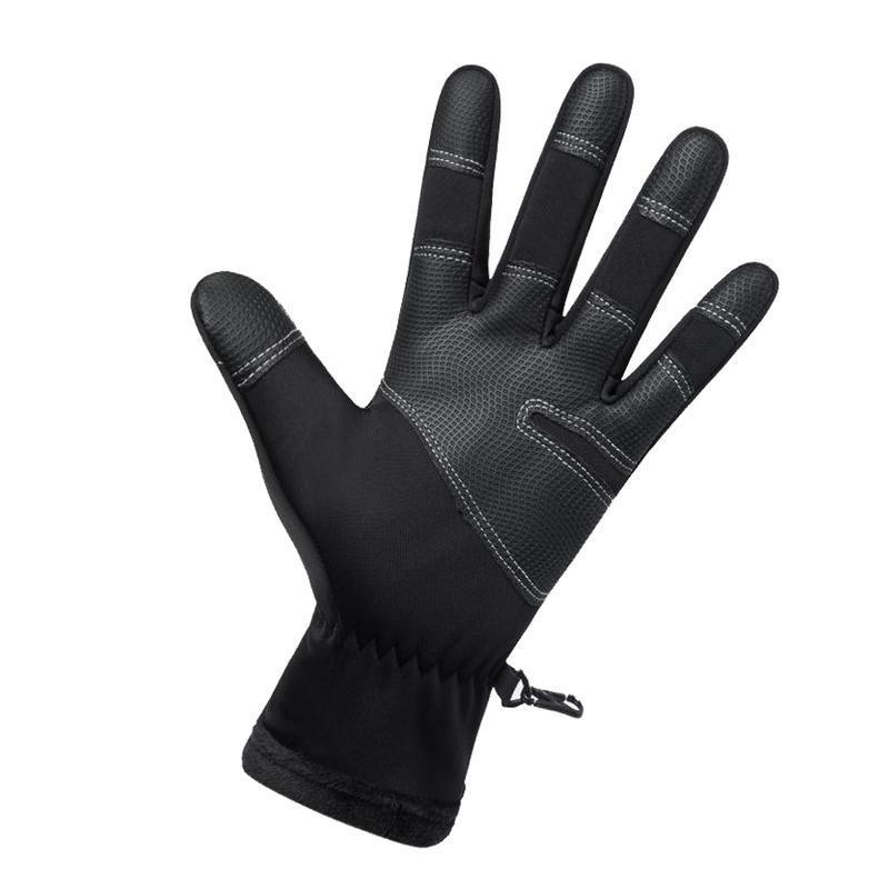 Outdoor Winter Gloves Touchscreen Windproof Full-Finger Fleece Lined for Men Women Sports Travel Daily Activities Unisex