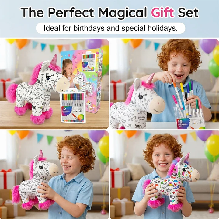 Magical Coloring Plush Friend