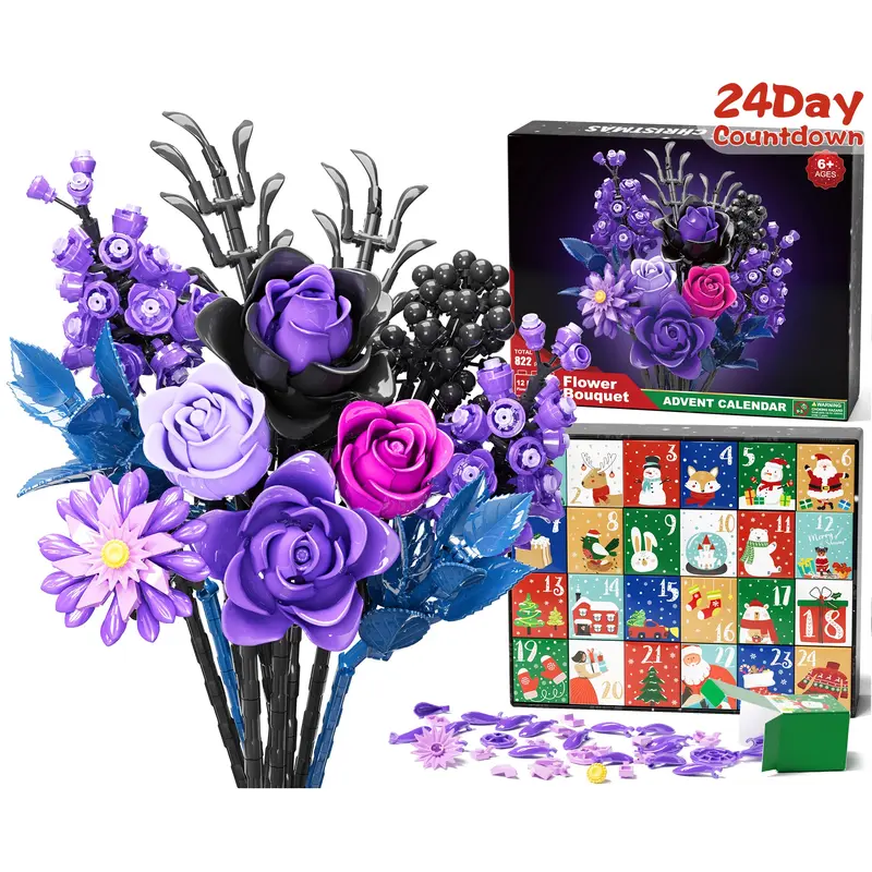 2026 Christmas Advent Calendar, 24 Days Countdown Calendar Gifts Box 3D puzzle Toys Set for Boy Girl Women Men
