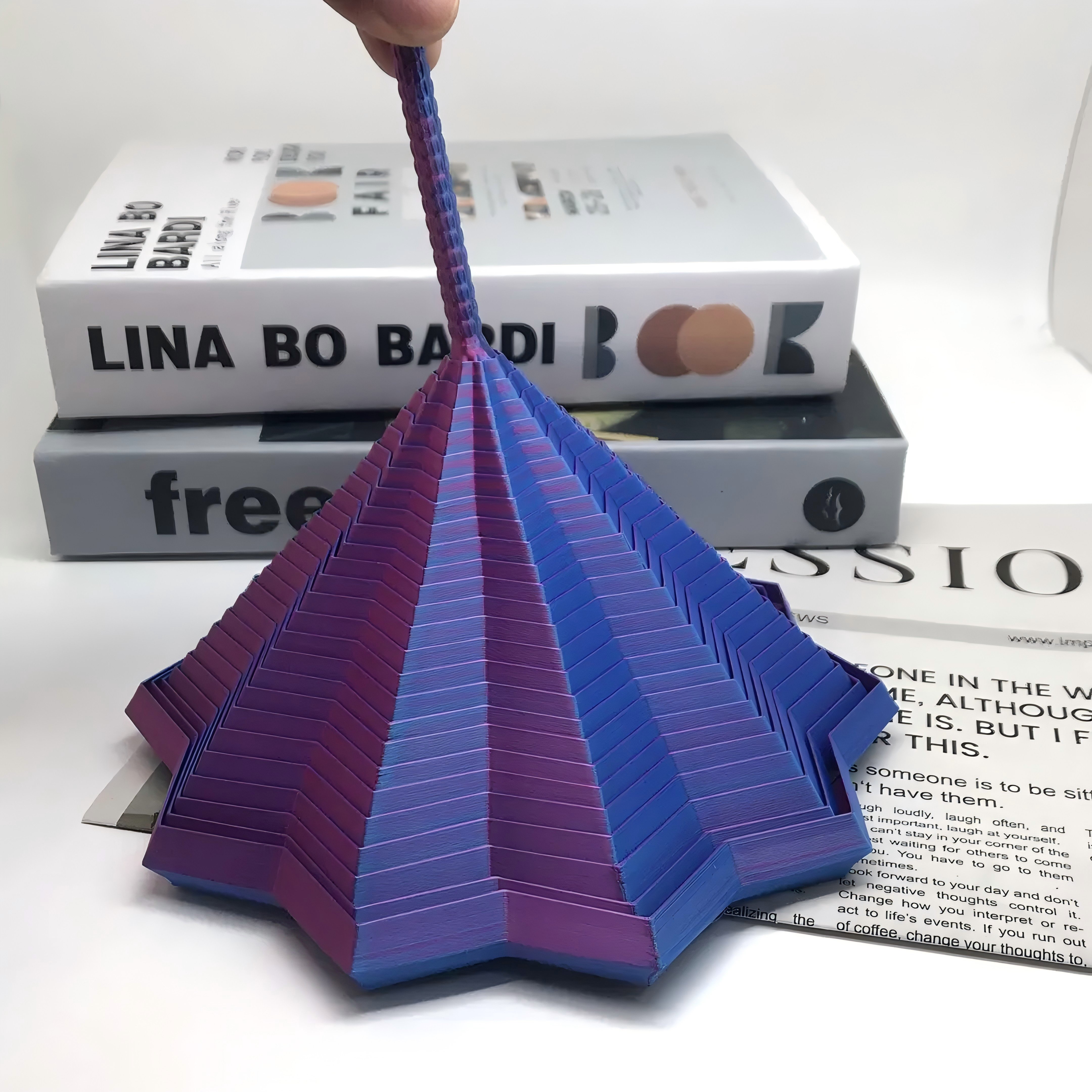 Visual Magic Geometric Helix Tower Fidget