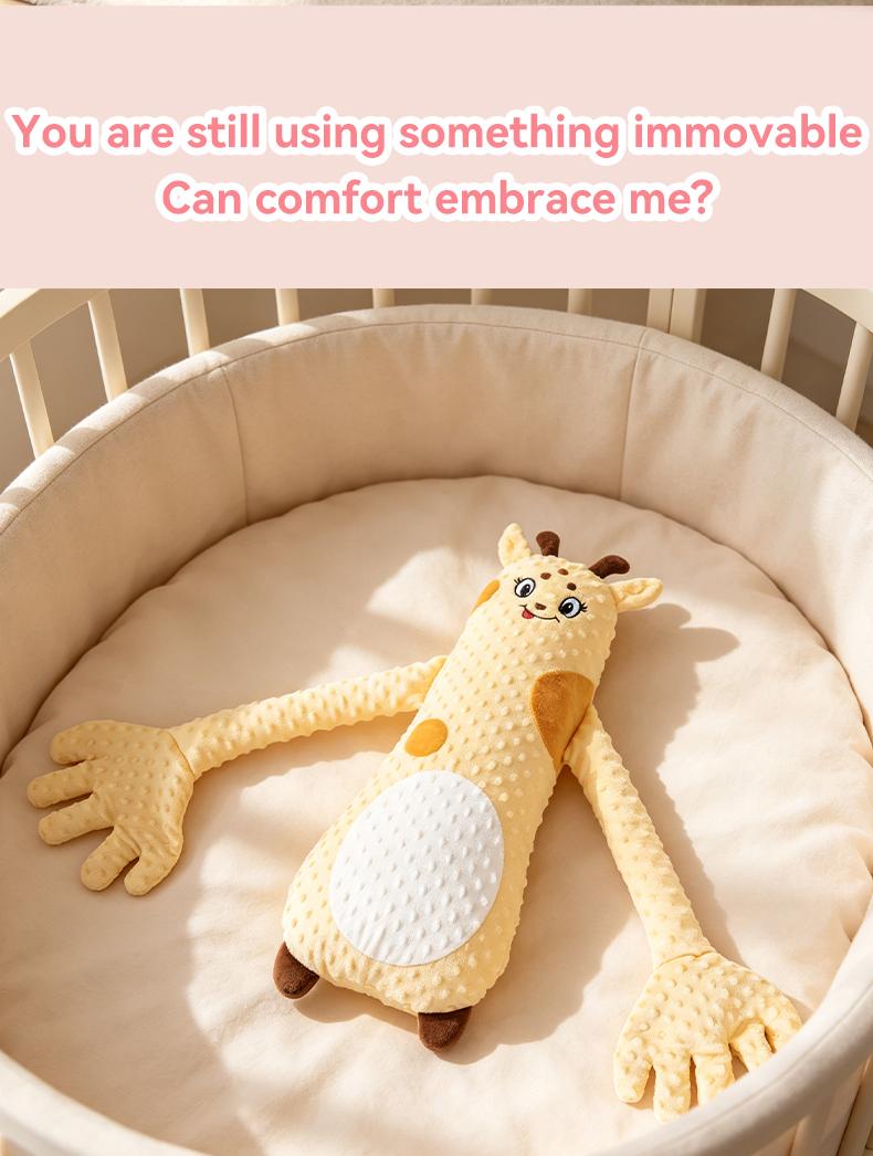 PopLid Soothing Giraffe Stuffed Animal - Unisex Large Cute Stuffed Animal with 3-Speed Adjustable Patting Modes, Ultra-Soft Skin-Friendly Fabric, Kids Toys for Home D&eacute;cor & Cool Gifts for Kids
