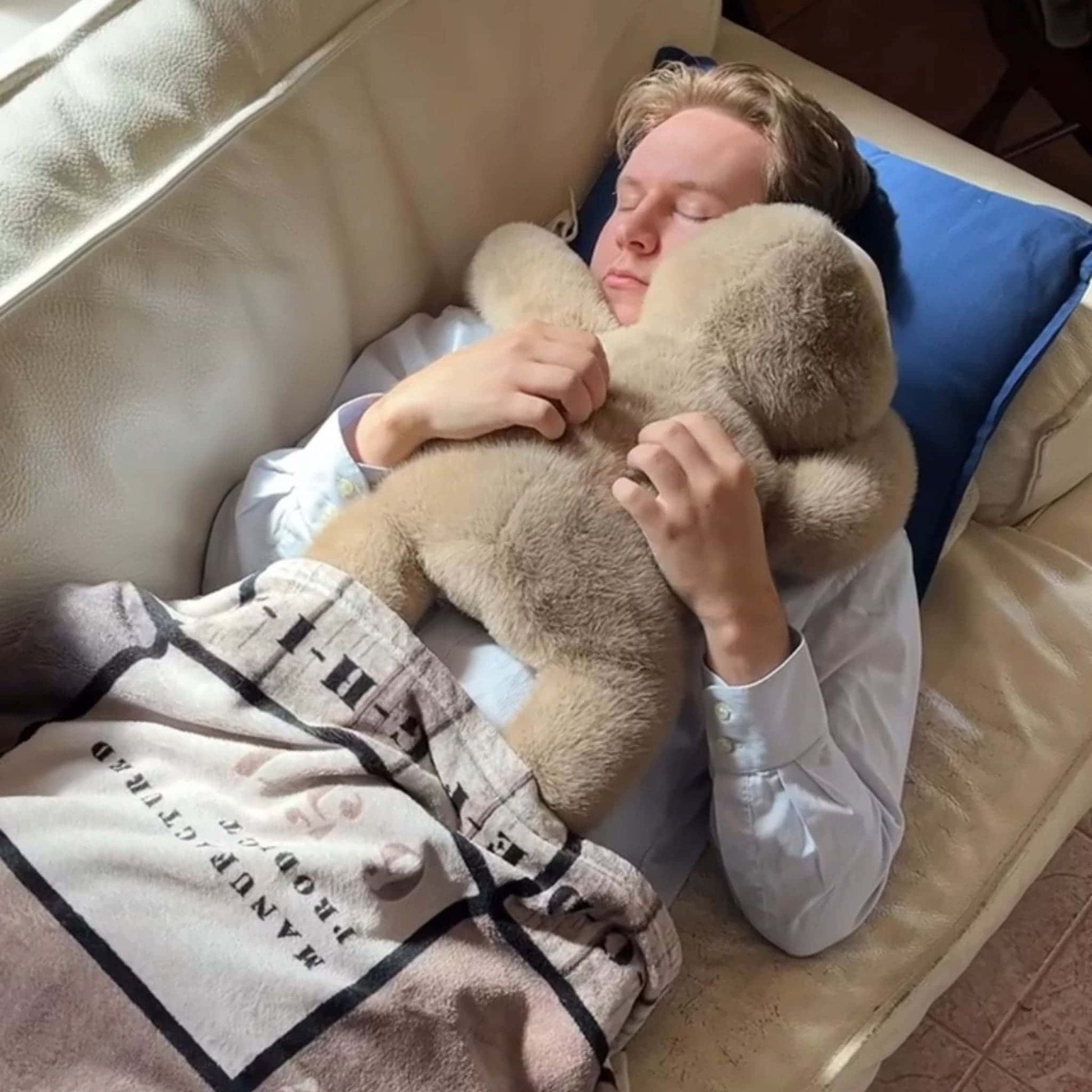 Weighted Stuffed Animal – Panda, Sloth, Bear, Koala, Raccoon & Dinosaur Plushie with Extra-Long Hugging Arms, Soft Huggable Stuffed Animal for Comfort (Panda, 25.6'')