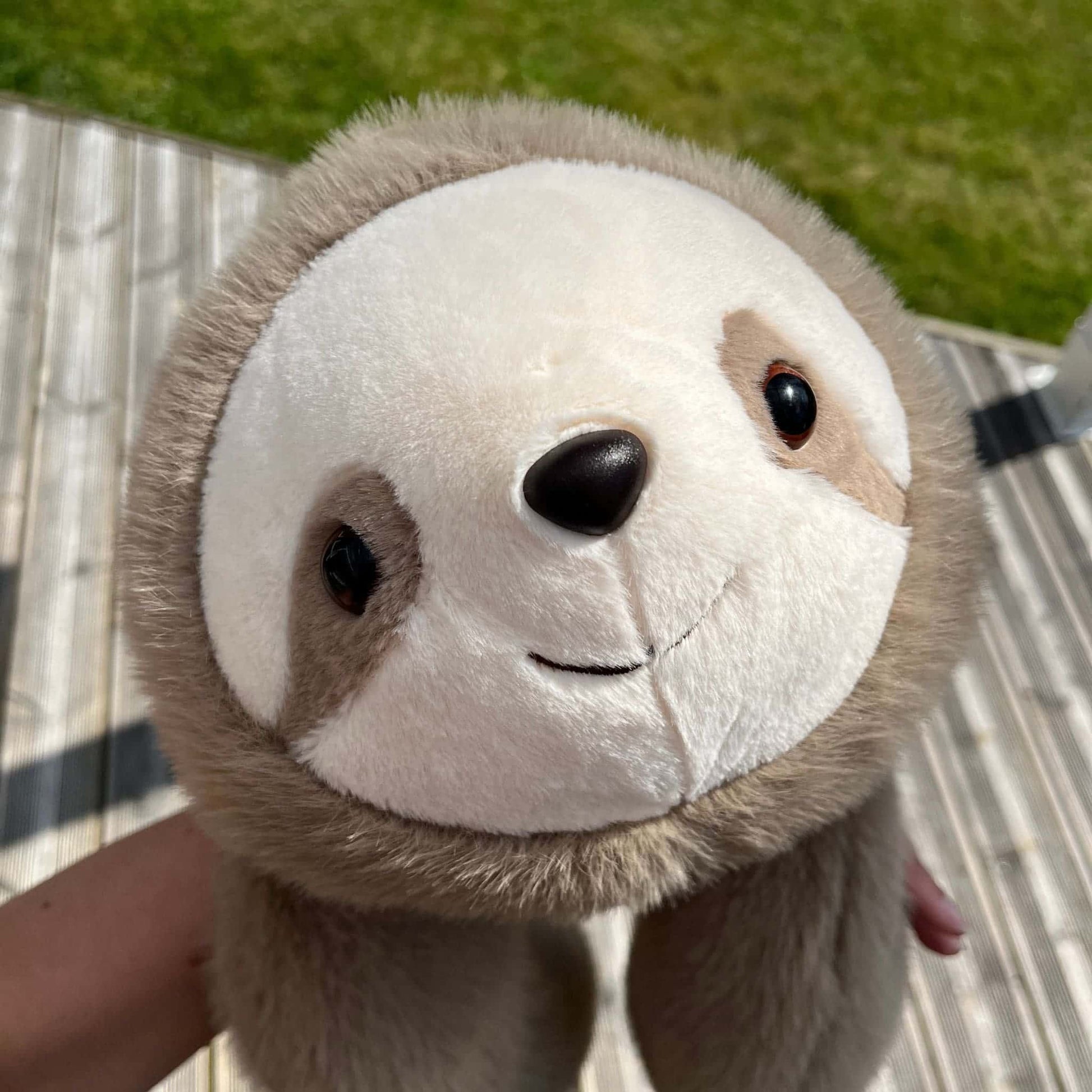 Weighted Stuffed Animal – Panda, Sloth, Bear, Koala, Raccoon & Dinosaur Plushie with Extra-Long Hugging Arms, Soft Huggable Stuffed Animal for Comfort (Panda, 25.6'')