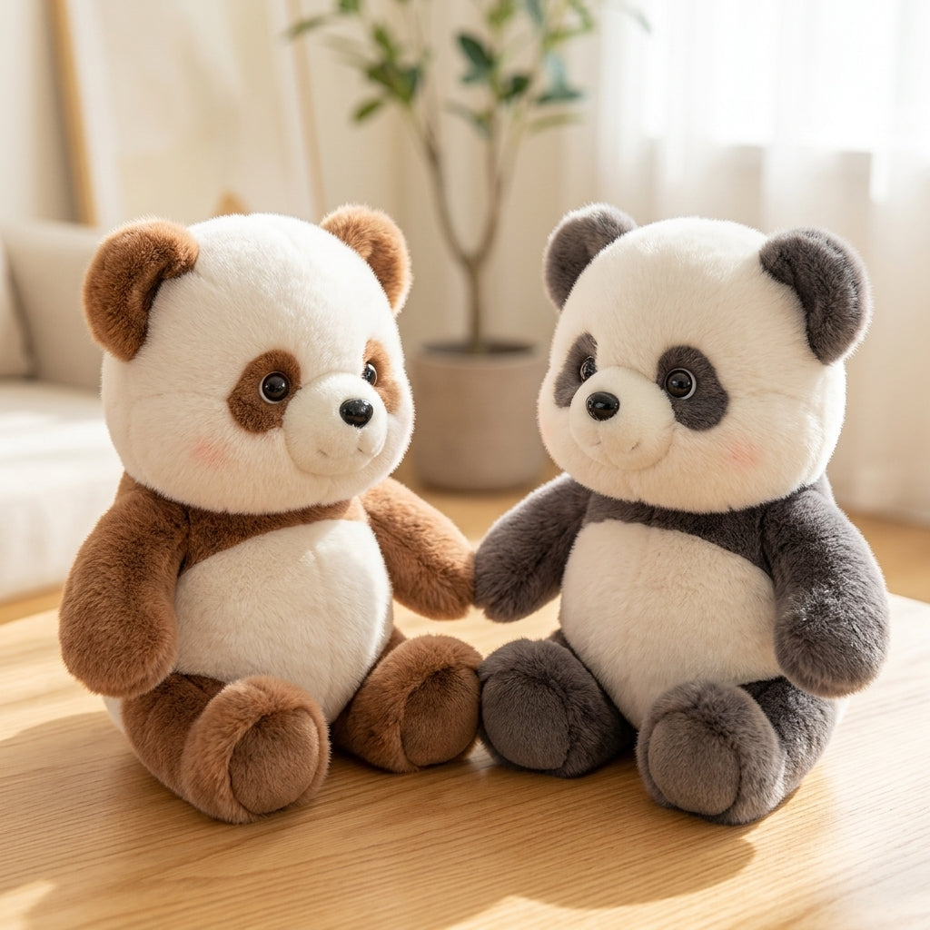 Mini Panda Plushie | Running Panda Stuffed Animal