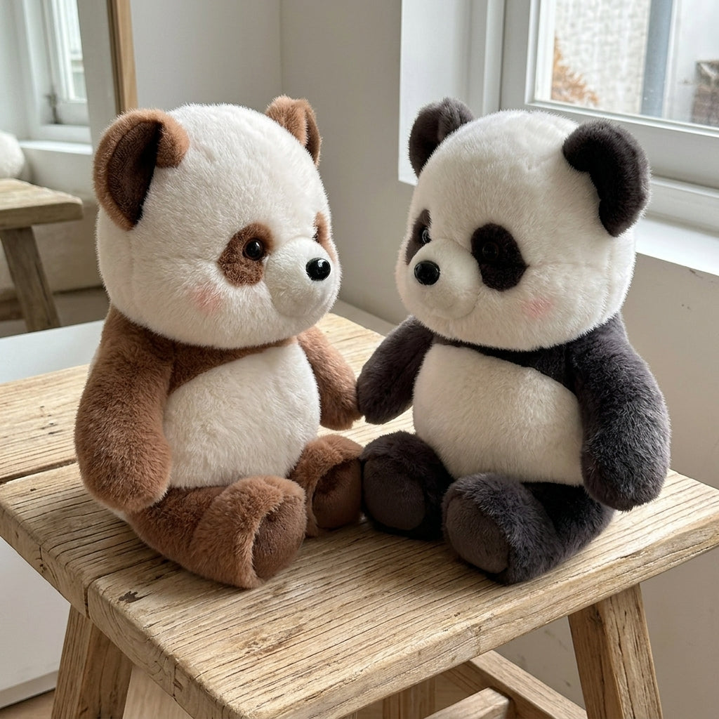 Mini Panda Plushie | Running Panda Stuffed Animal