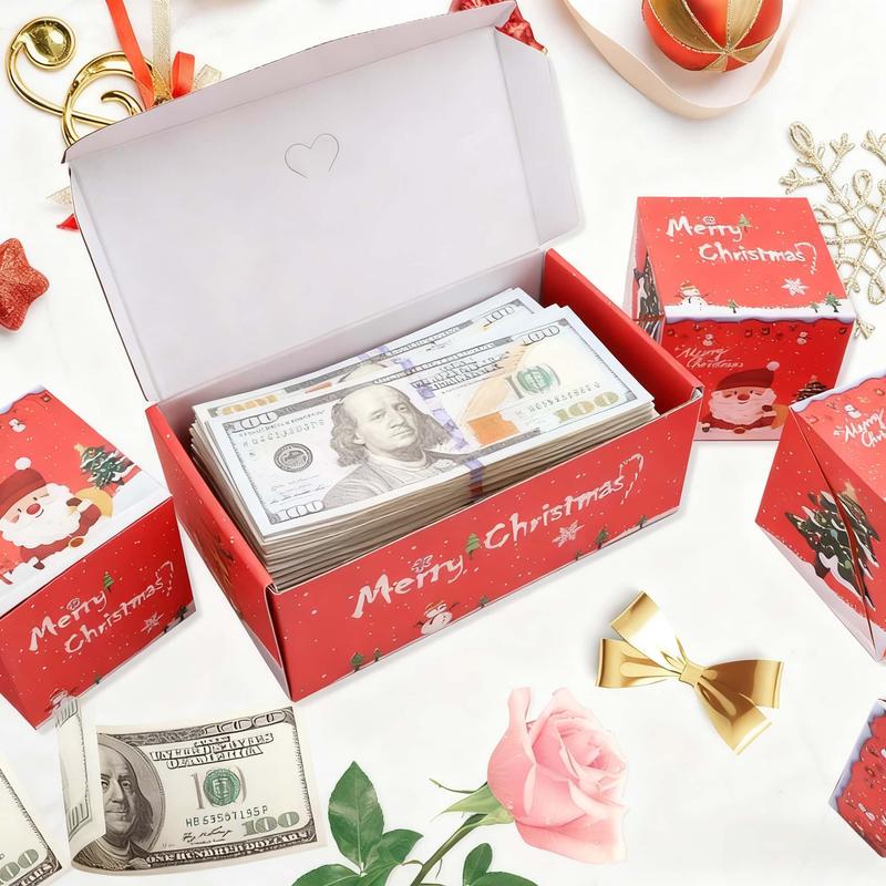 Surprise Gift Box Explosion for Money, Unique Folding Bouncing Red Envelope Gift Box with Confetti, Cash Explosion Luxury Gift Box for Birthday Anniversary Valentine Proposal