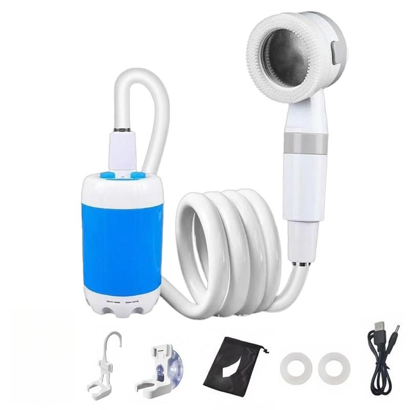 Portable Electric Shower for camping and hiking, petcleaning, car washing, camping equipment, campingsupplies, travel accessories, apartment shower tools, 2025 new Shower