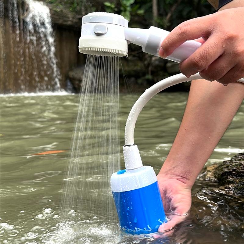 Portable Electric Shower for camping and hiking, petcleaning, car washing, camping equipment, campingsupplies, travel accessories, apartment shower tools, 2025 new Shower
