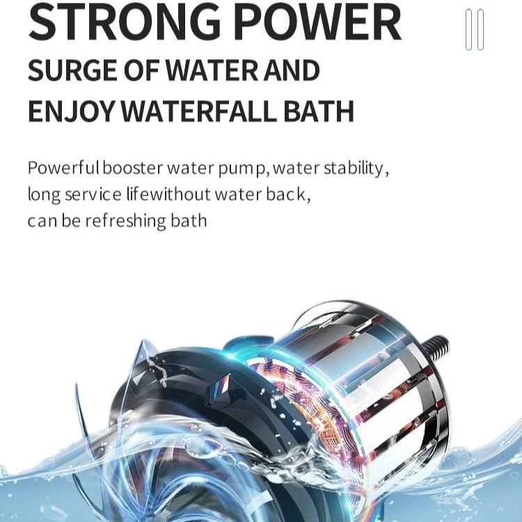 Portable Electric Shower for camping and hiking, petcleaning, car washing, camping equipment, campingsupplies, travel accessories, apartment shower tools, 2025 new Shower