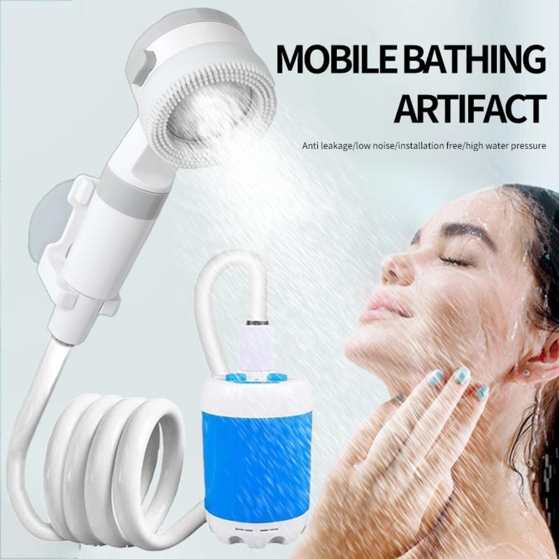 Portable Electric Shower for camping and hiking, petcleaning, car washing, camping equipment, campingsupplies, travel accessories, apartment shower tools, 2025 new Shower