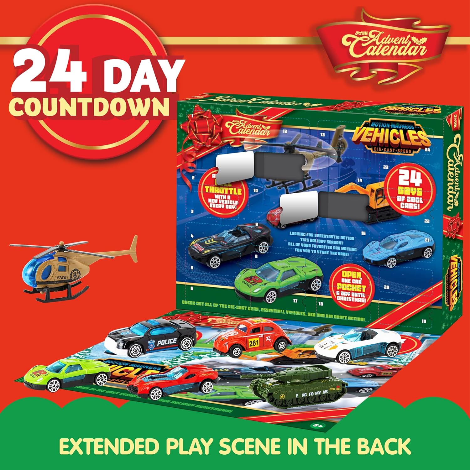 2026 Christmas Advent Calendar, 24 Days Countdown Calendar Diecast Cars Set, Christmas Vehicles Toys for Boys Kids, Classroom Prizes Xmas Gift, Xmas Party Favor Gifts, Advent Calendar Kids Slime with Accessories / Finger Puppets / Slime with Accessories 2026 Christmas Advent Calendar, 24 Days Countdown Calendar Diecast Cars Set, Christmas Vehicles Toys for Boys Kids, Classroom Prizes Xmas Gift, Xmas Party Favor Gifts, Advent Calendar Kids Slime with Accessories / Finger Puppets / Slime with Accessories