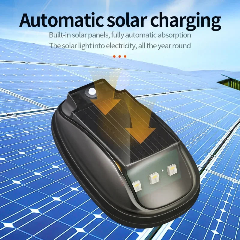 Solar LED navigation lights