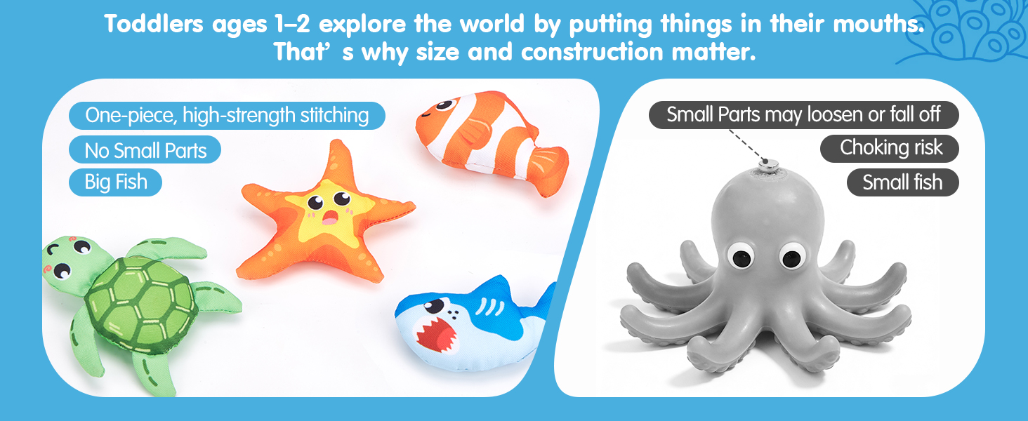 Soft Magnetic Fishing Toys