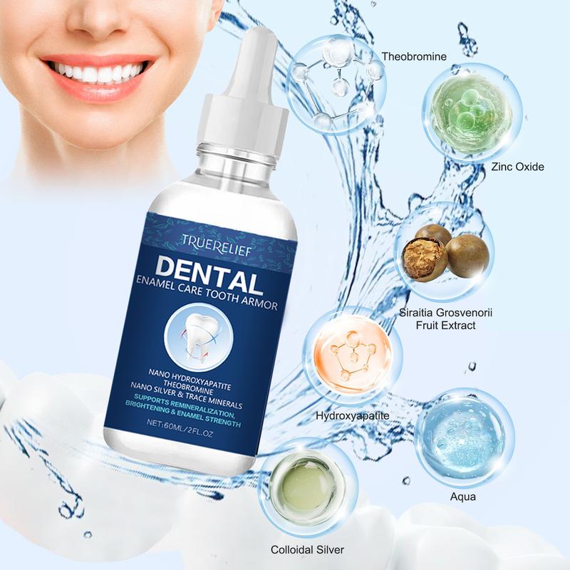 Tooth Armor Liquid, An-ti Cavity and Enamel Protector, Teeth Whitening Solution Daily Oral Care，Brightening Repair Tooth Color Correcter