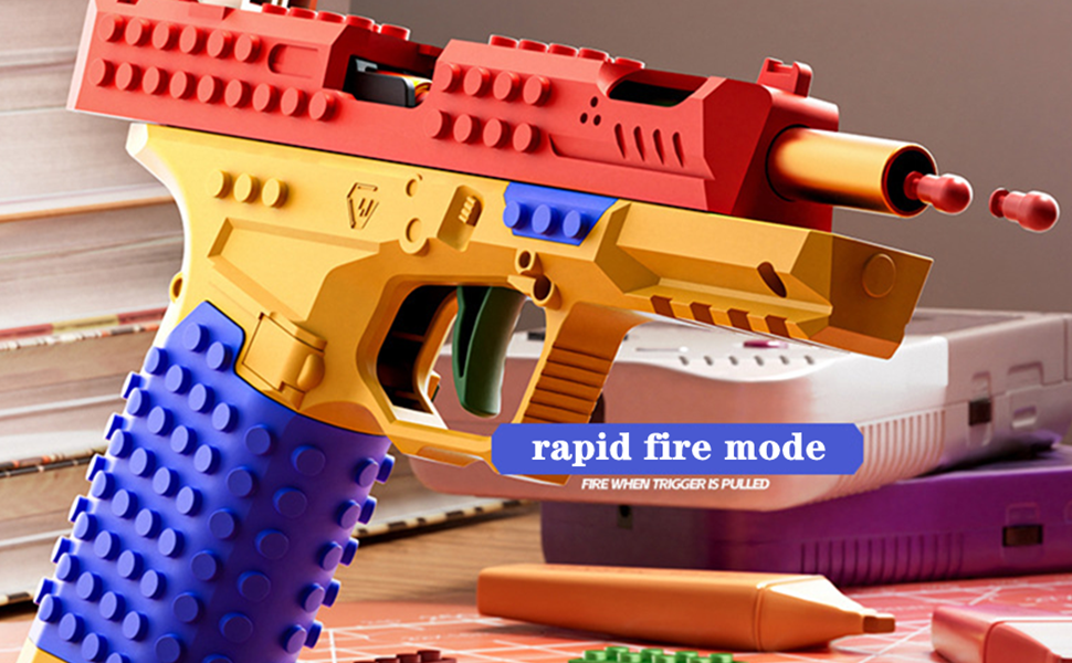 tactical diy building block gun