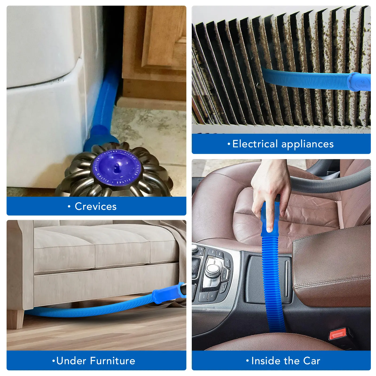 Dryer Vent Cleaner Kit - Universal Vacuum Attachment