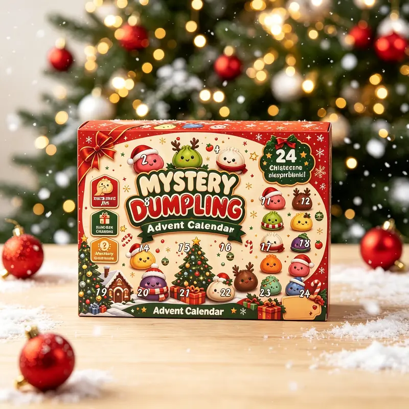 Christmas & Halloween Squishy Advent Calendar Bundle | Holiday Fidget Toy Countdown，24 Surprise Squishies Each