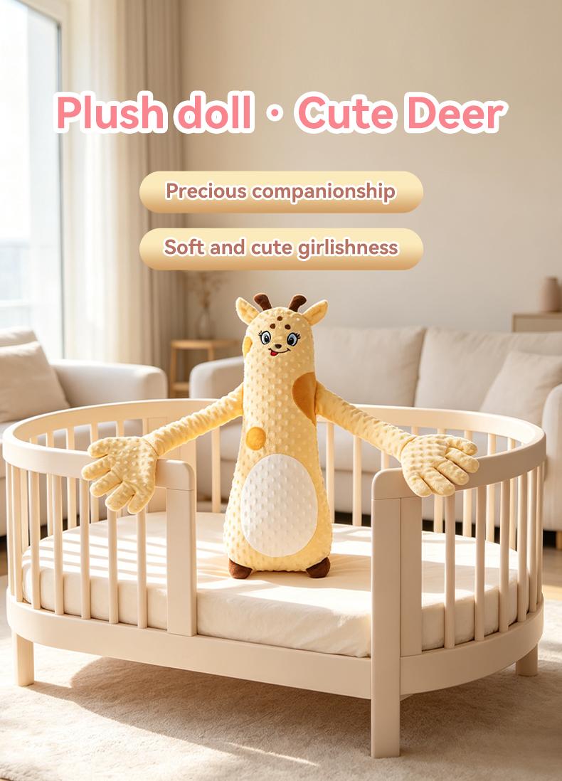 PopLid Soothing Giraffe Stuffed Animal - Unisex Large Cute Stuffed Animal with 3-Speed Adjustable Patting Modes, Ultra-Soft Skin-Friendly Fabric, Kids Toys for Home D&eacute;cor & Cool Gifts for Kids