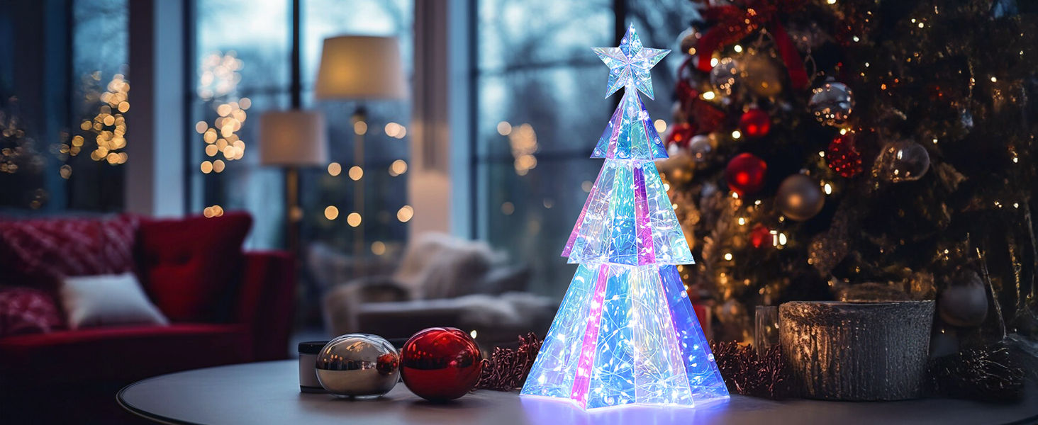 prismatic christmas tree