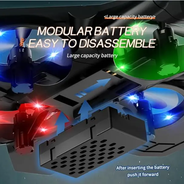 Unisex Kids RC Flying Fighter Jet Toy - Durable EVA Foam, Wireless Remote Controller Aeroplanes, Multiple Flying Modes, Adjustable Speed, Cool Stunt Rotation, Rechargeable Battery, LED Lights, Learning Toy.