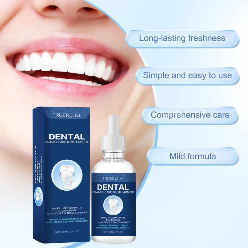 Tooth Armor Liquid, An-ti Cavity and Enamel Protector, Teeth Whitening Solution Daily Oral Care，Brightening Repair Tooth Color Correcter