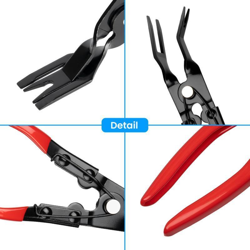 Panel Clip Pliers,Easily Removes Trim and Upholstery Clips And FastenersPrevents,Clip Removal Plier,Damage to Trim and.