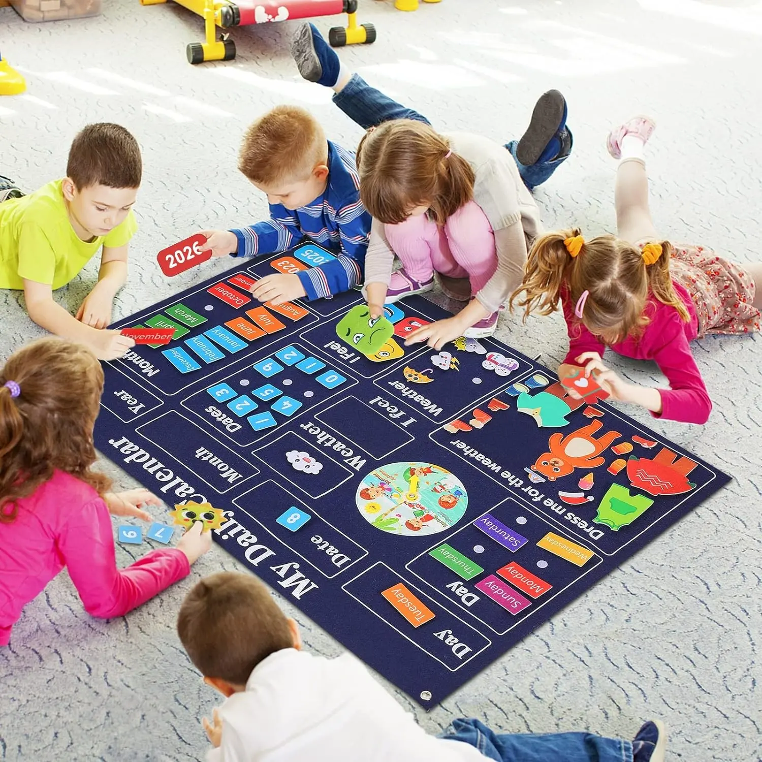 Farm Animal Felt Story Board Set, Sensory Activity Board, 