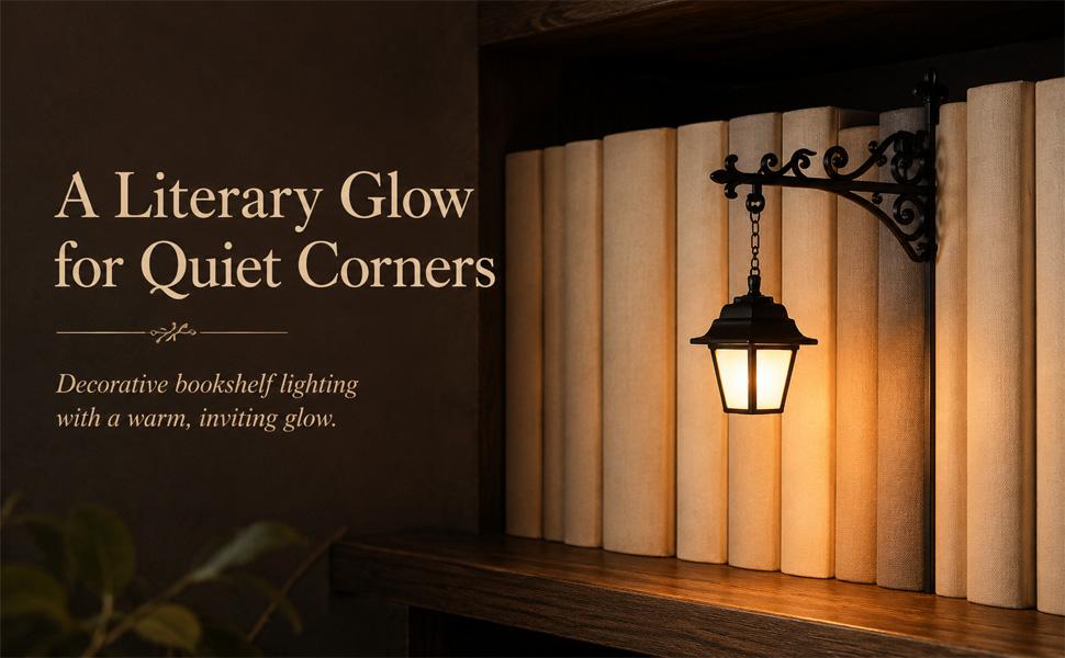 Library Lantern-Decorative Bookshelf Lighting, Miniature Hanging Shelf Lamp, Warm LED Nightlight, Reading Nook Literary Decor,Halloween decorations Library Lantern-Decorative Bookshelf Lighting, Miniature Hanging Shelf Lamp, Warm LED Nightlight, Reading Nook Literary Decor,Halloween decorations