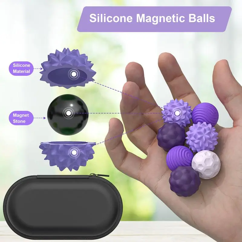 New style set Silicone Ball Set,Fidgeting Relax Toys with ElasticTexture,ViralStress Relief Toy,Fidget Balls Toys, Quietoffice fidget toys,Assorted Colors, Stress Relief backtoschool