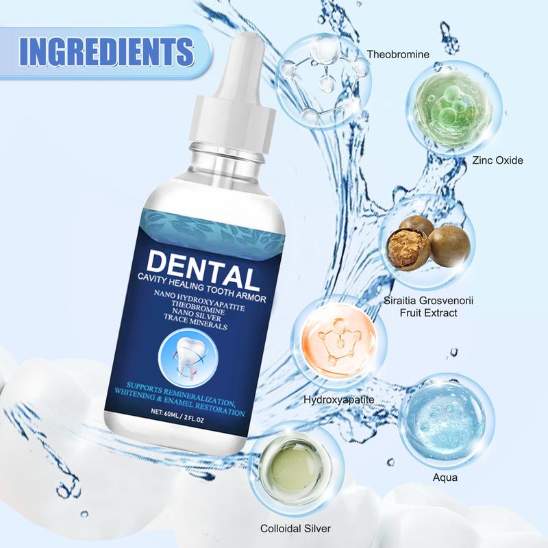 TureRelief Tooth Armor Liquid, An-ti Cavity and Enamel Protector, Teeth Whitening Solution Daily Oral Care，Brightening Repair Tooth Color Correcter