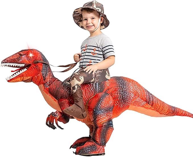 Inflatable Dinosaur Costume Costumes Funny Blow up Costume for Party Cosplay Clothing Set