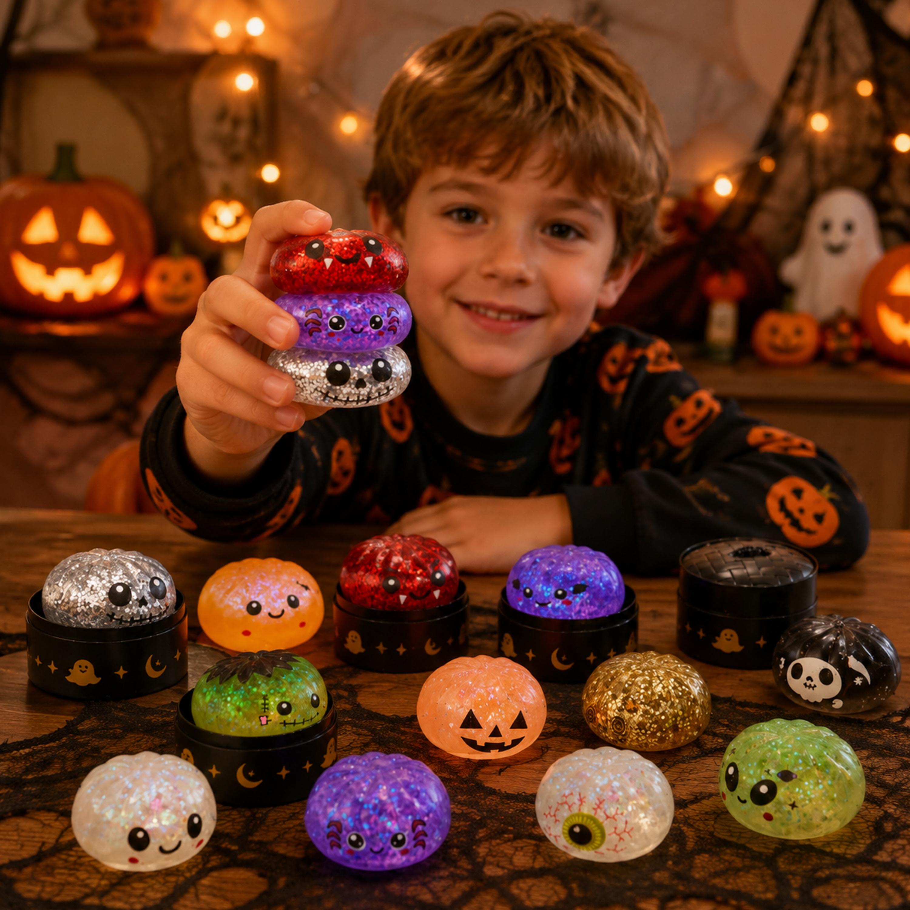 Halloween Dumpling Stress Relief Toys, 1pcs/3pcs/6pcs/8pcs/12pcs with Steamer Storage Boxes,Slow‑rebound maltose squishy toys, ideal for Halloween party gifts, featuring grimace pumpkin and little devil designs,12pcs Mini Dumpling(5cm) Halloween Dumpling Stress Relief Toys, 1pcs/3pcs/6pcs/8pcs/12pcs with Steamer Storage Boxes,Slow‑rebound maltose squishy toys, ideal for Halloween party gifts, featuring grimace pumpkin and little devil designs,12pcs Mini Dumpling(5cm)