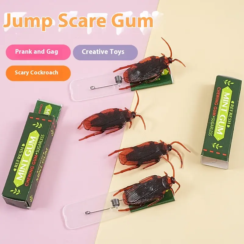 Funny Prank Kit 7PCS – Gag Gum Set with Trick Lighter, Surprise Pen & Novelty Props – Party Gift Set