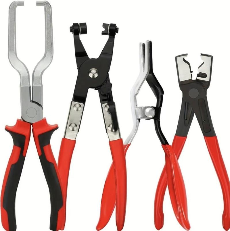 Professional Hose Clamp Kit, Fuel Line Disconnecting & Dismounting Tool Set for Automotive Maintenance, Multifunctional Pipe Clamp for Car Repair, Car Accessories