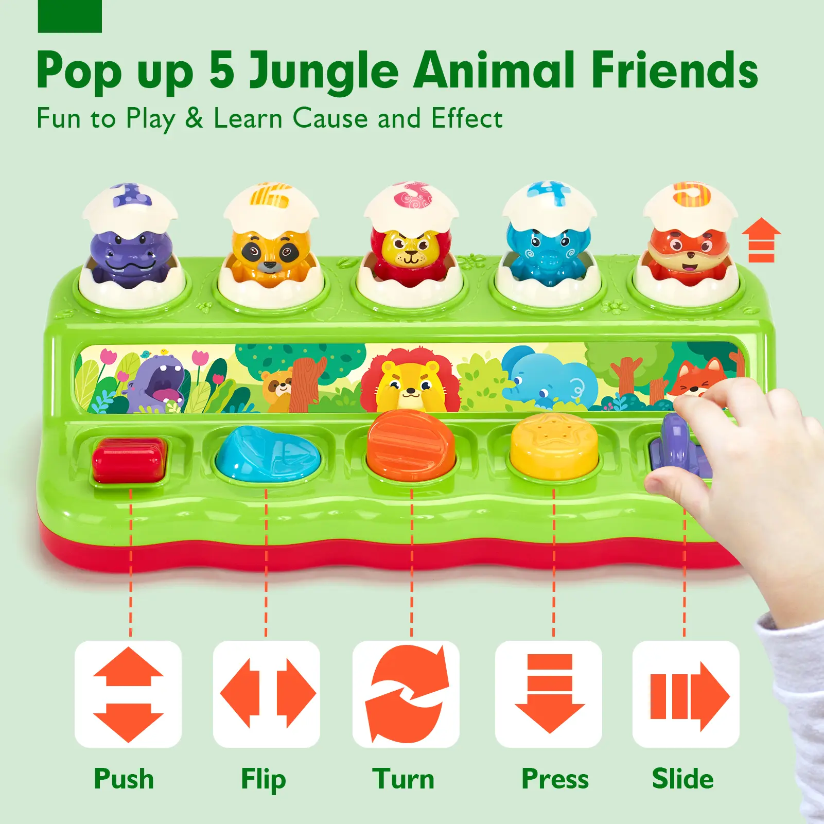 2 in 1 Pound Ball Toy & Car Ramp Race Track / Pop Up Montessori Toys with Hammers,Toddler Toys for 1 Year Old Boy，Learning Early Developmental Montessori Toys for 2 Year Old Christmas Birthday Easter Gifts, Toddler Playset