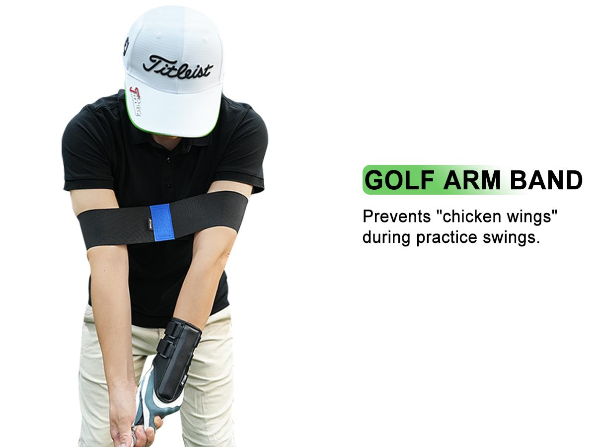 Arttodo Golf Arm Band and Wrist Strap, Golf Training Aid, Arm Trainer to Improve Consistency, Sync Arms and Body, Practice Aid for All Level Golfers, Vice Golf Starter Set Arttodo Golf Arm Band and Wrist Strap, Golf Training Aid, Arm Trainer to Improve Consistency, Sync Arms and Body, Practice Aid for All Level Golfers, Vice Golf Starter Set