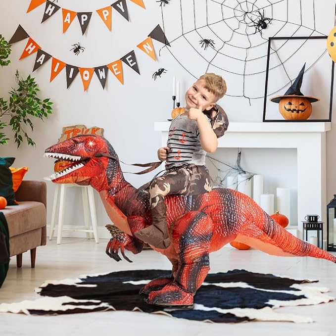 Inflatable Dinosaur Costume Costumes Funny Blow up Costume for Party Cosplay Clothing Set