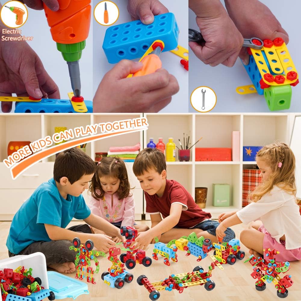 404 Pcs Building Toys STEM for Kids: 62 DIY Demo Models Construction Creative Set - Educational Toy for 5 6 7 8 9 10+ Years Old Kids Home School - Birthday Gift for Boys Girls