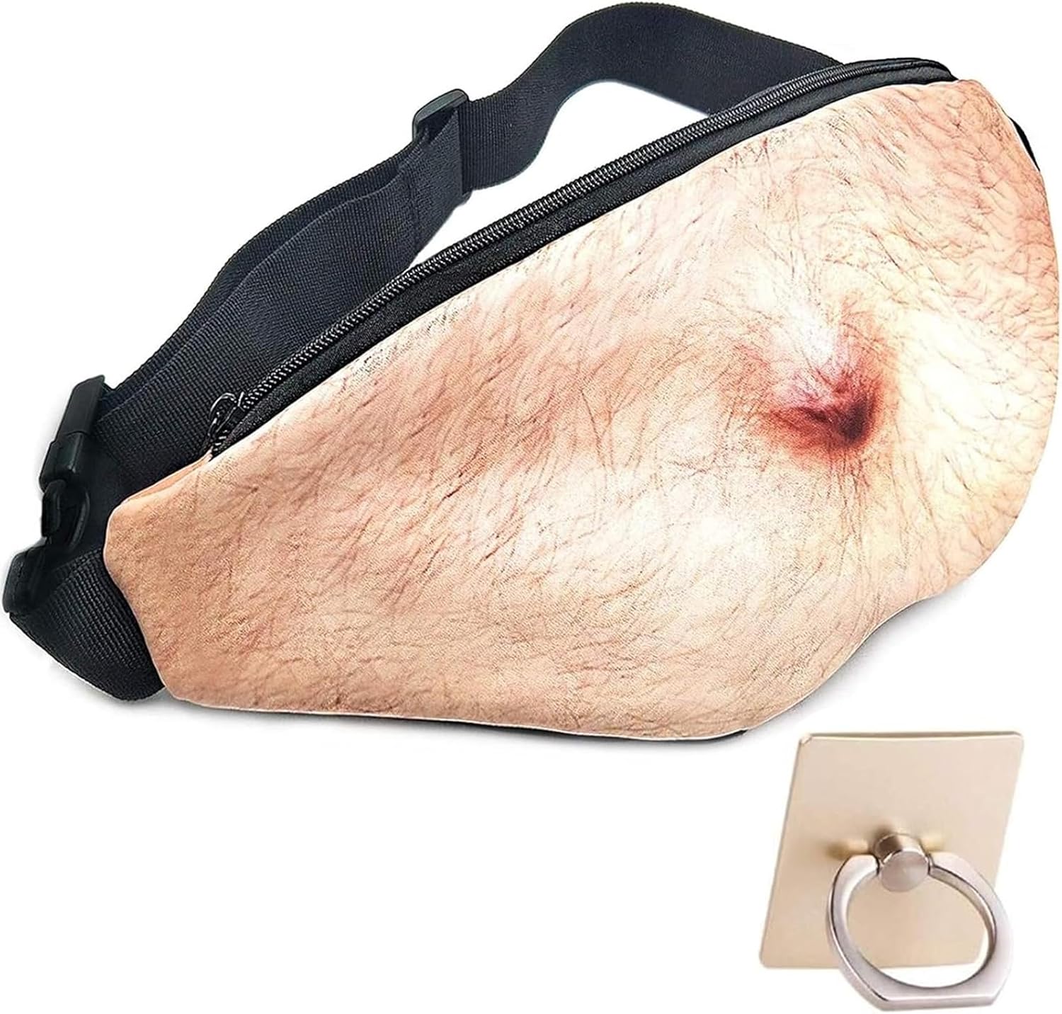 3D Beer Fake Belly Dad Bag Waist Packs,Waterproof Fanny Pack Unisex for Father's Day,Christmas