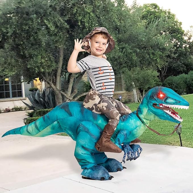 Inflatable Dinosaur Costume Costumes Funny Blow up Costume for Party Cosplay Clothing Set