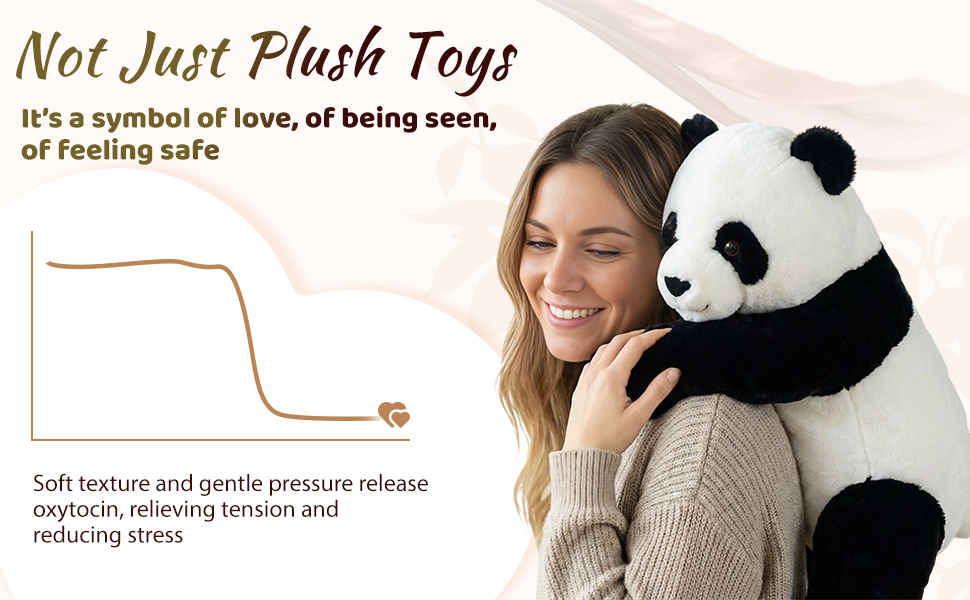weighted hugging stuffed animal