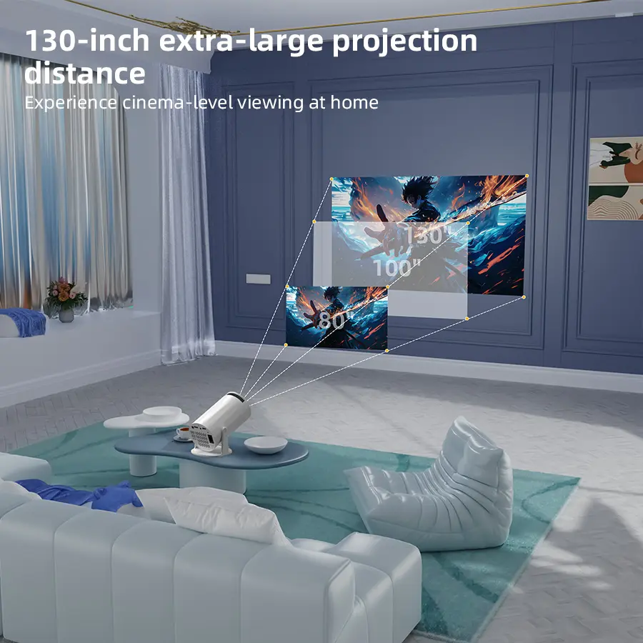 Diamond 360° HD LED Projector with WiFi & Speaker