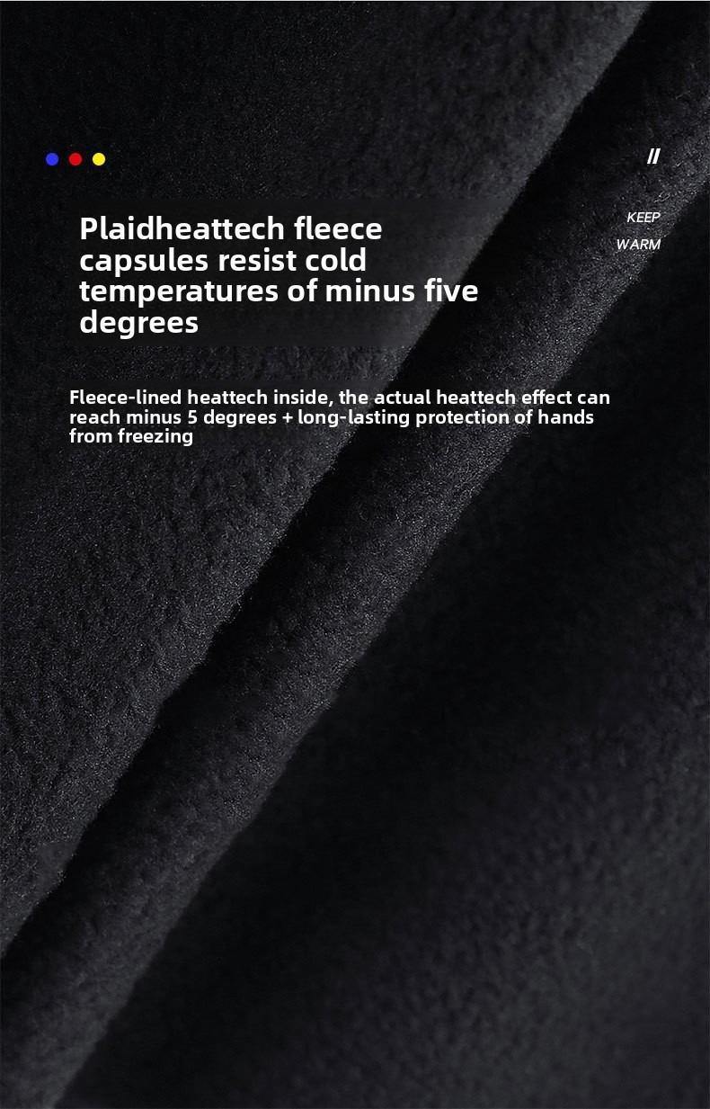 Outdoor Winter Gloves Touchscreen Windproof Full-Finger Fleece Lined for Men Women Sports Travel Daily Activities Unisex