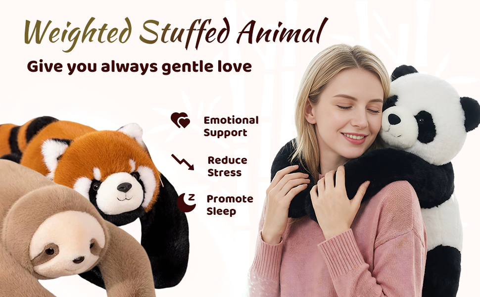 weighted stuffed animal