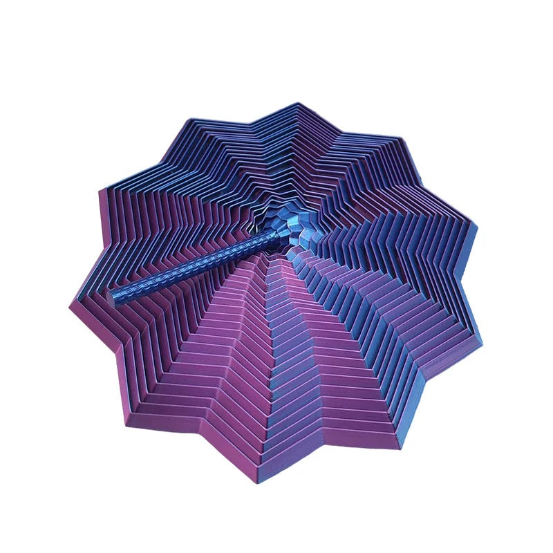 Visual Magic Geometric Helix Tower Fidget