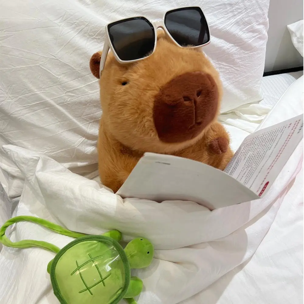 Capybara Plush Toy, Cute Simulation Capybara Stuffed Toy