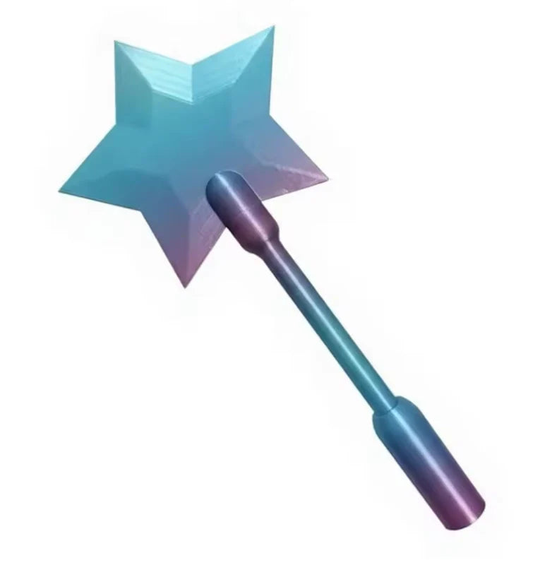 Decorative Tap-to-Pay Wand with Interchangeable Charm Top